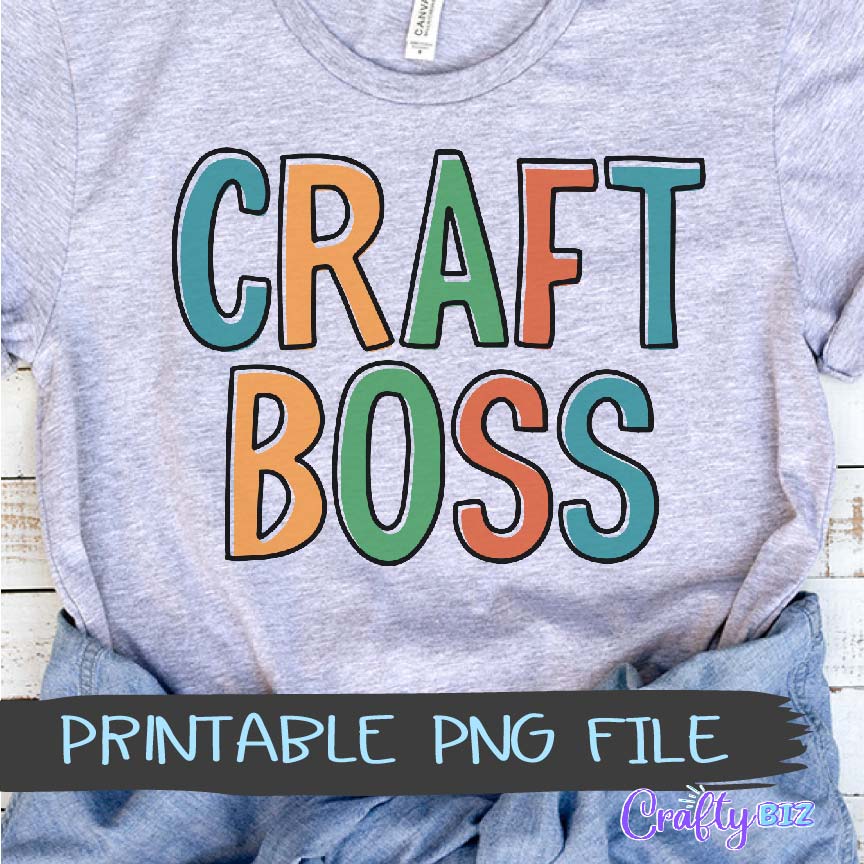 Craft Boss Tshirt Design